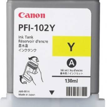 Tusz Canon PFI-102Y Yellow - 0898B001AA