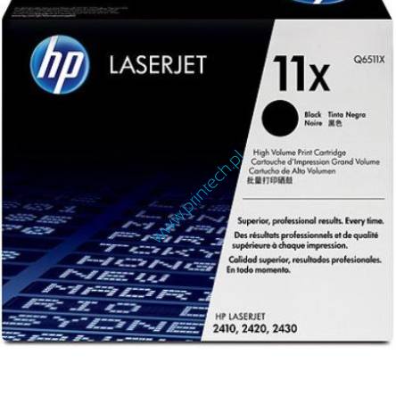 Toner HP 11X - LJ 2410 / 2420 / 2430 - Q6511X