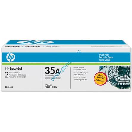 Toner HP 35AD - LJ P1005 - CB435AD, double pack, HP, LaserJet, P1005, P1006, P1007, P1008, toner wrocław, tonery wrocław