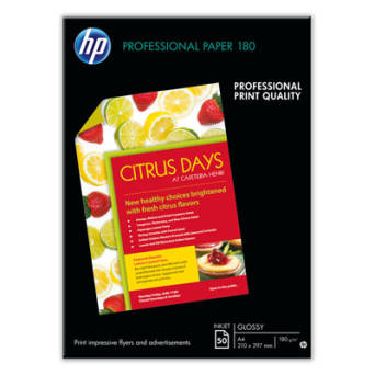 Papier HP Professional Inkjet Glossy A4 180g/50ark - C6818A