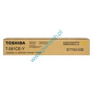 Toner Toshiba T281C-EY Yellow - e-Studio 281C, 351C, 451C. Hurtownia tonerów Toshiba we Wrocławiu