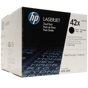 Toner HP 42X - LJ 4250 / 4350 - Q5942XD Double Pack