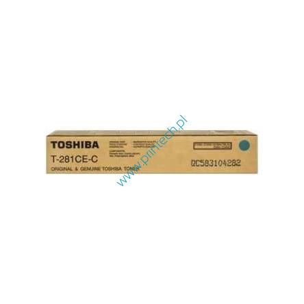 Toner Toshiba T281C-EC Cyan - e-Studio 281C, 351C, 451C, tonery toshiba Wrocław, Hurtownia tonerów Wrocław