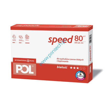 Papier POL Speed A4 80g/500ark, papier biurowy wrocław, papiery wrocław, materiały biurowe wrocław, biuroserwis wrocław