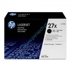 Toner HP 27X - LJ 4000 / 4050 - C4127XD Double Pack