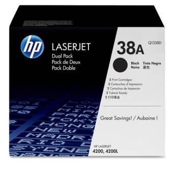 Toner HP 38A - LJ 4200 - Q1338D Double Pack