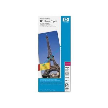 Papier HP Premium Plus wysoce błyszczący 10cmx30cm 280g/20ark - Q6573A