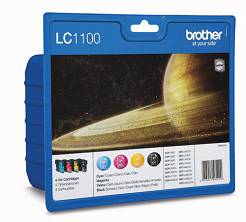 Tusz Brother LC1100VALBP Value Pack BCMY