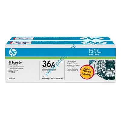 Toner HP 36A - LJ P1505 - CB436AD, double pack, HP, LaserJet, P1505, P1505N, P1506, P1506N, M1120MFP, M1120NMFP, M1522NMFP, M1522NFMFP, toner wrocław, tonery wrocław