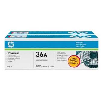 Toner HP 36A - LJ P1505 - CB436AD double pack