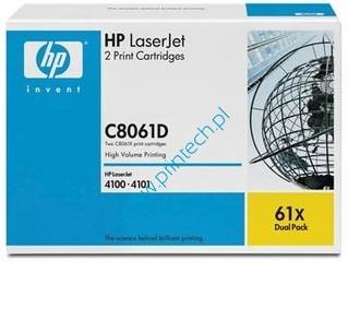 HP 61X - LJ 4100 - C8061D Double Pack