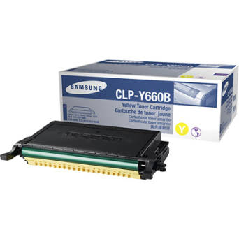 Toner Samsung CLP-610 / CLP-660 - CLP-Y660B Yellow
