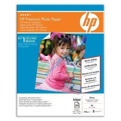 Papier HP Premium Photo Glossy A4 240g/50ark - C7040A