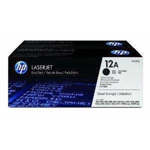 Toner oryginalny HP 12A Black Double Pack - Q2612AD, 2x2000str, HP LaserJet 1010, 1012, 1015, 1018, 1020, 1022, 3015, 3020, 3030, 3050, 3052, 3055AIO, M1005MFP