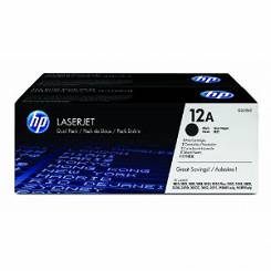 Toner oryginalny HP 12A Black Double Pack - Q2612AD, 2x2000str, HP LaserJet 1010, 1012, 1015, 1018, 1020, 1022, 3015, 3020, 3030, 3050, 3052, 3055AIO, M1005MFP