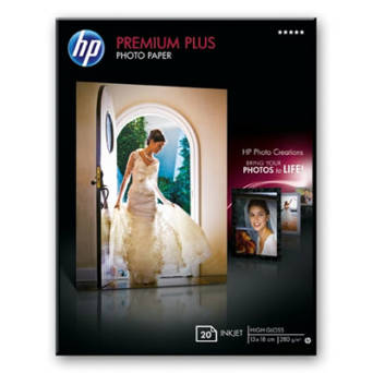 Papier HP Premium Plus wysoce błyszczący 13cmx18cm 280g/20ark - Q6572A