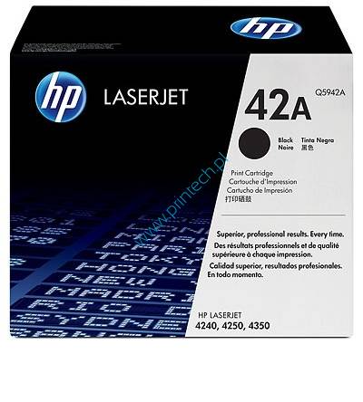 Toner HP 42A - LJ 4250 / 4350 - Q5942A