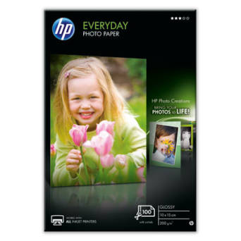 Papier HP Everyday Photo błyszczący A6 10cmX15cm 170g/100ark - Q5441A